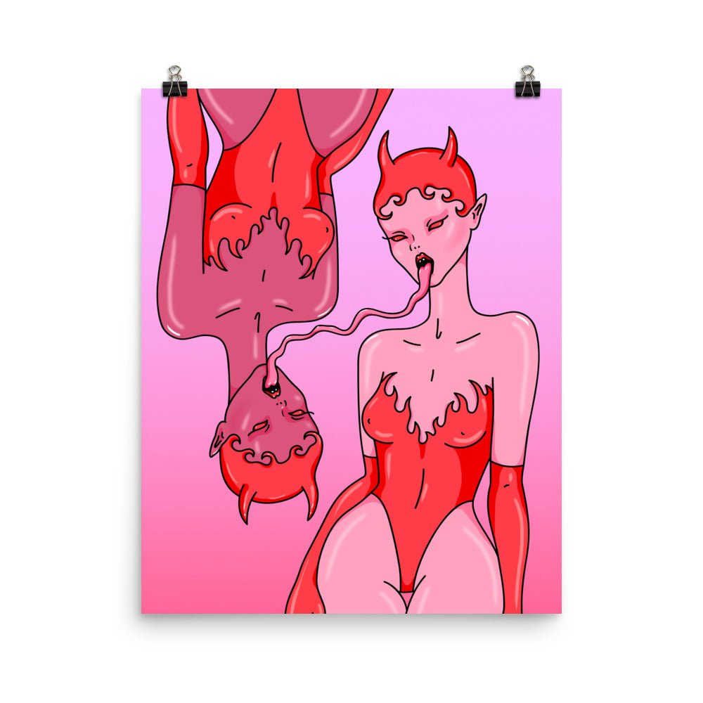 Demon Girls Poster - Blades For Babes - Home Decor - 4