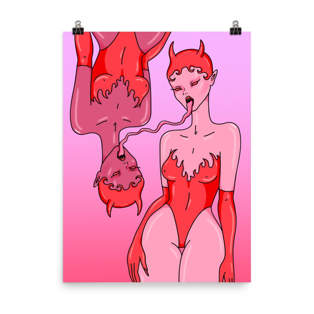 Demon Girls Poster - Blades For Babes - Home Decor - 1
