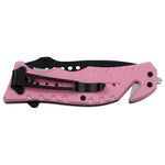 Pink Skull Crusher Knife - Blades For Babes - Spring Assisted - 3