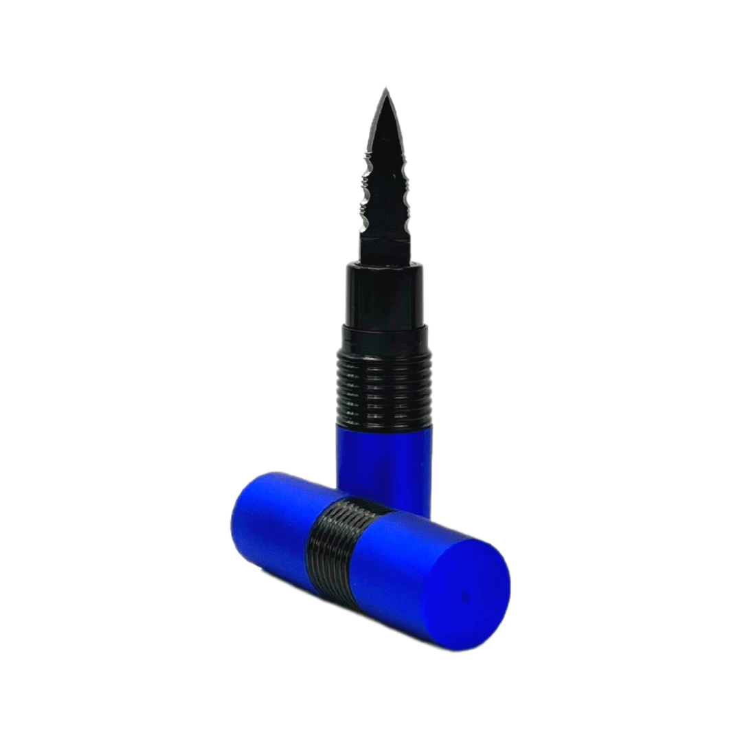 High Priestess Lipstick Knife - Blue - Blades For Babes - Fixed Blade - 1