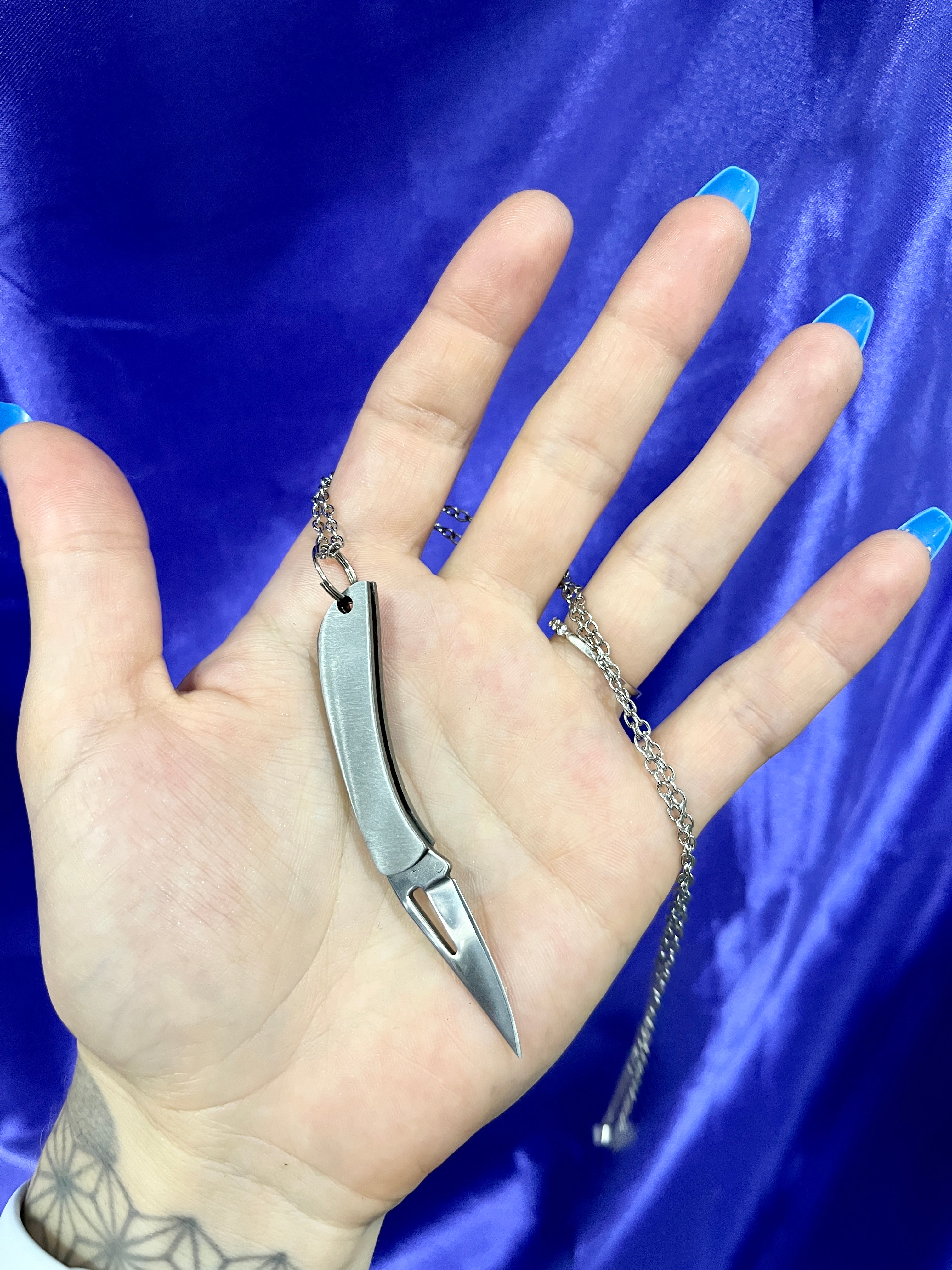 Mini Knife Necklace - Blades For Babes Folding Blade