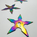 3PC Throwing Star Set - Rainbow - Blades For Babes Throwers