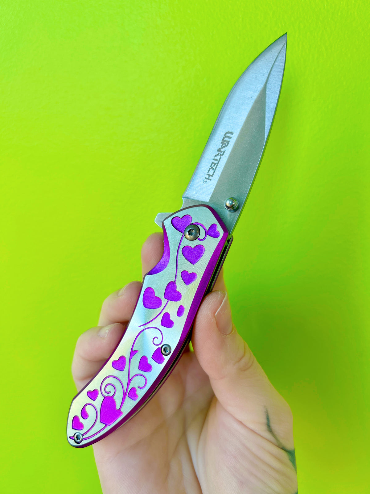 Spring Balde Flora Spring Assisted Blade – Blades For Babes
