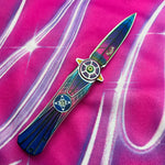 Purple Primus Knife - Blades For Babes - Spring Assisted - 2