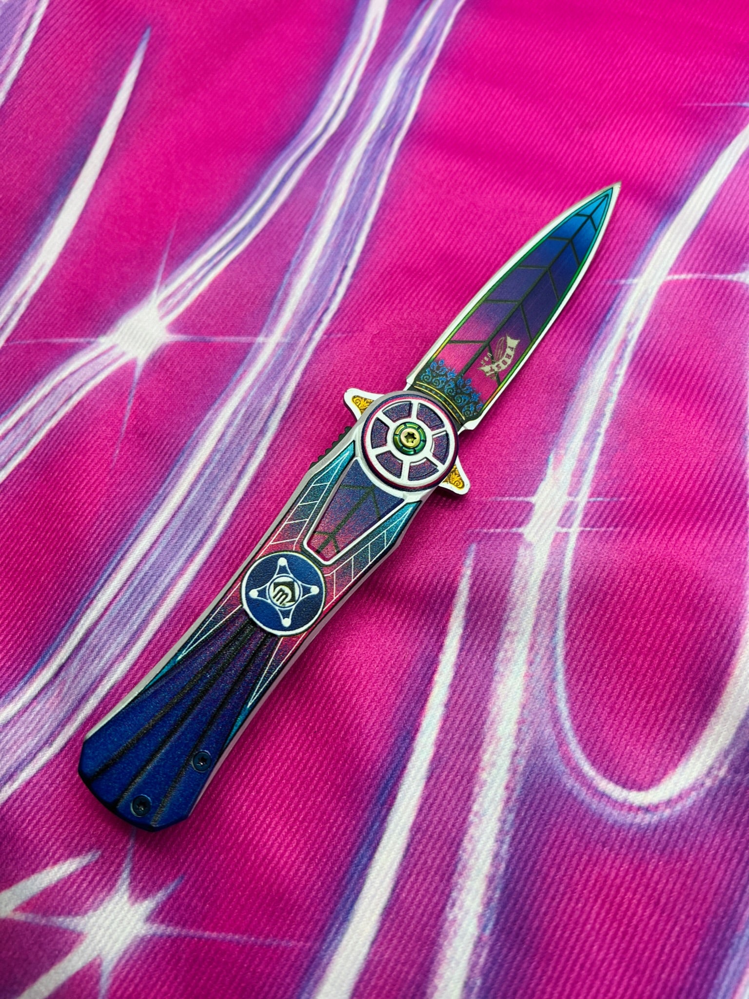 Purple Primus Knife - Blades For Babes - Spring Assisted - 2