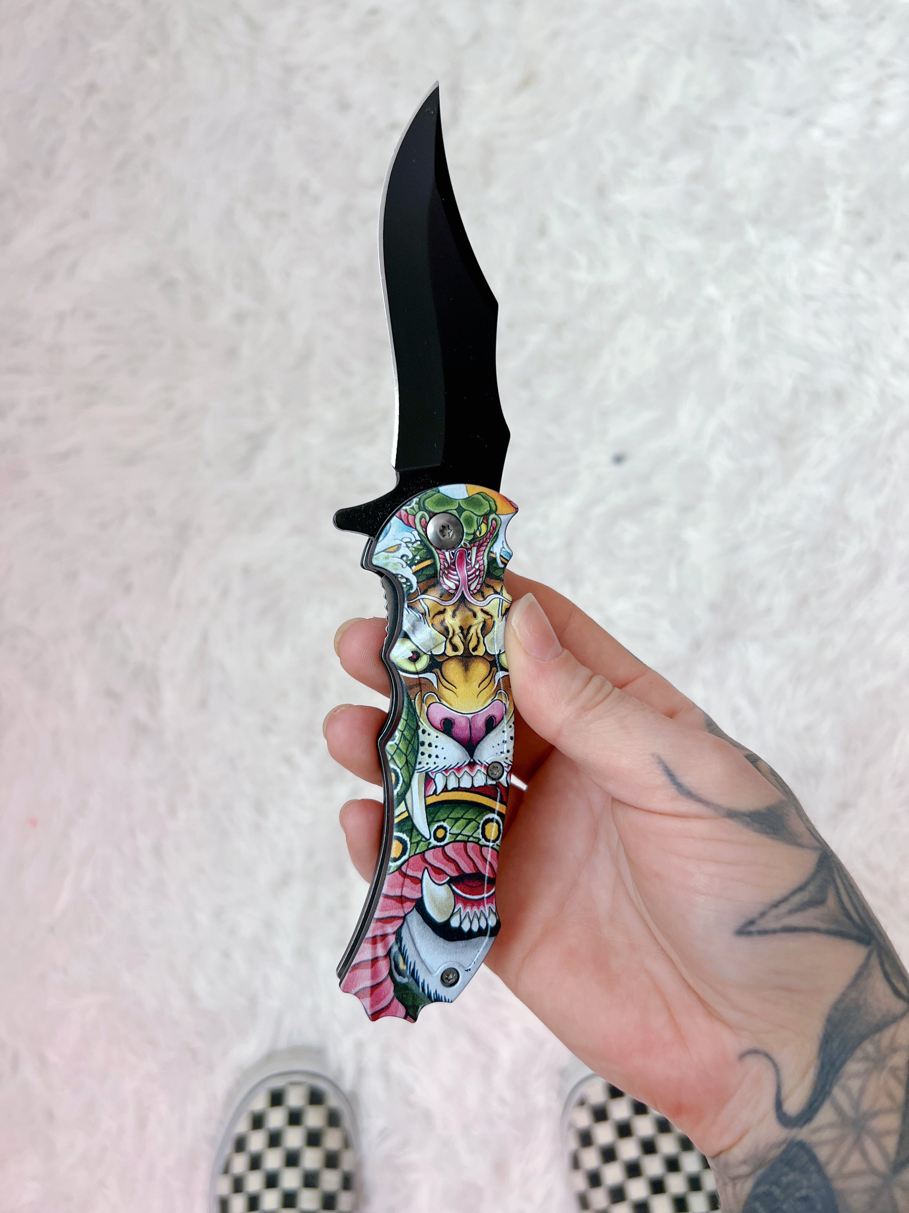 Hebitora Spring-Assisted Knife - Blades For Babes - Spring Assisted - 2