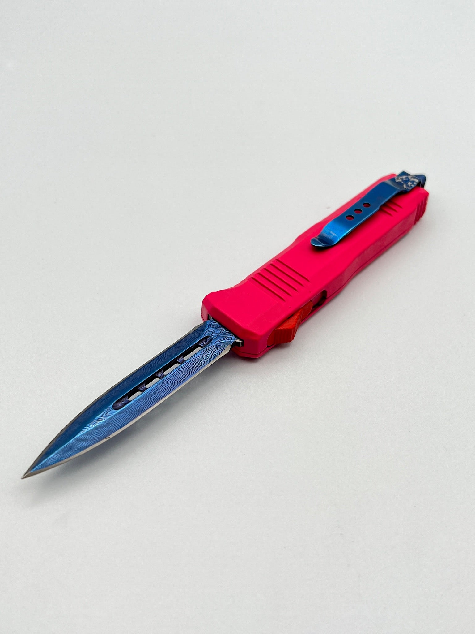 Miss Hyde Damascus OTF Knife - Blades For Babes - Automatic - 5