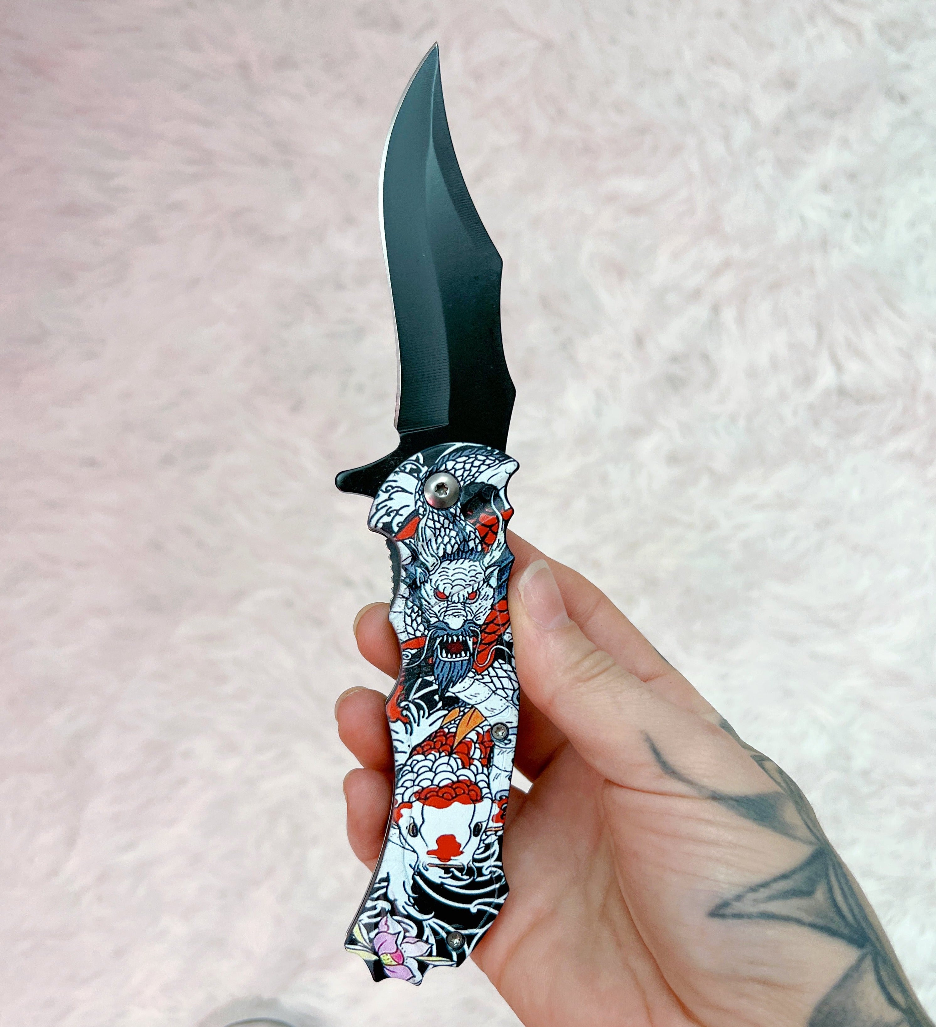Doragon Spring-Assisted Knife - Blades For Babes - Spring Assisted - 2