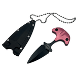 Pink Dagger Necklace - Blades For Babes - Fixed Blade - 1