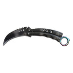 Karambit Butterfly Knife - Black - Blades For Babes - Butterfly Blade - 1