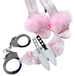 Leather & Lace Garter Knife - Pink & White Plus Size - Blades For Babes - Throwers - 3
