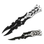 Raven Double Blade Pocket Knife - Blades For Babes Folding Blade