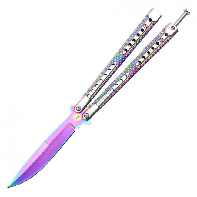 Polychromatic Butterfly Knife - Blades For Babes - Butterfly Blade - 1