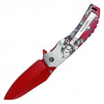 Arkham Harley Pocket Knife - Blades For Babes - Spring Assisted - 2