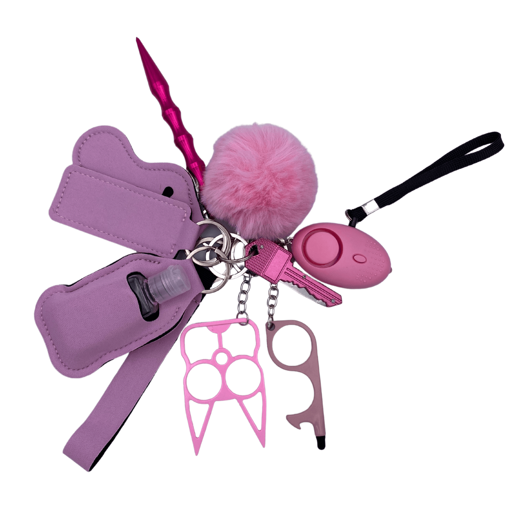 Pink Keychain Defense Set - Blades For Babes - Accessory - 1