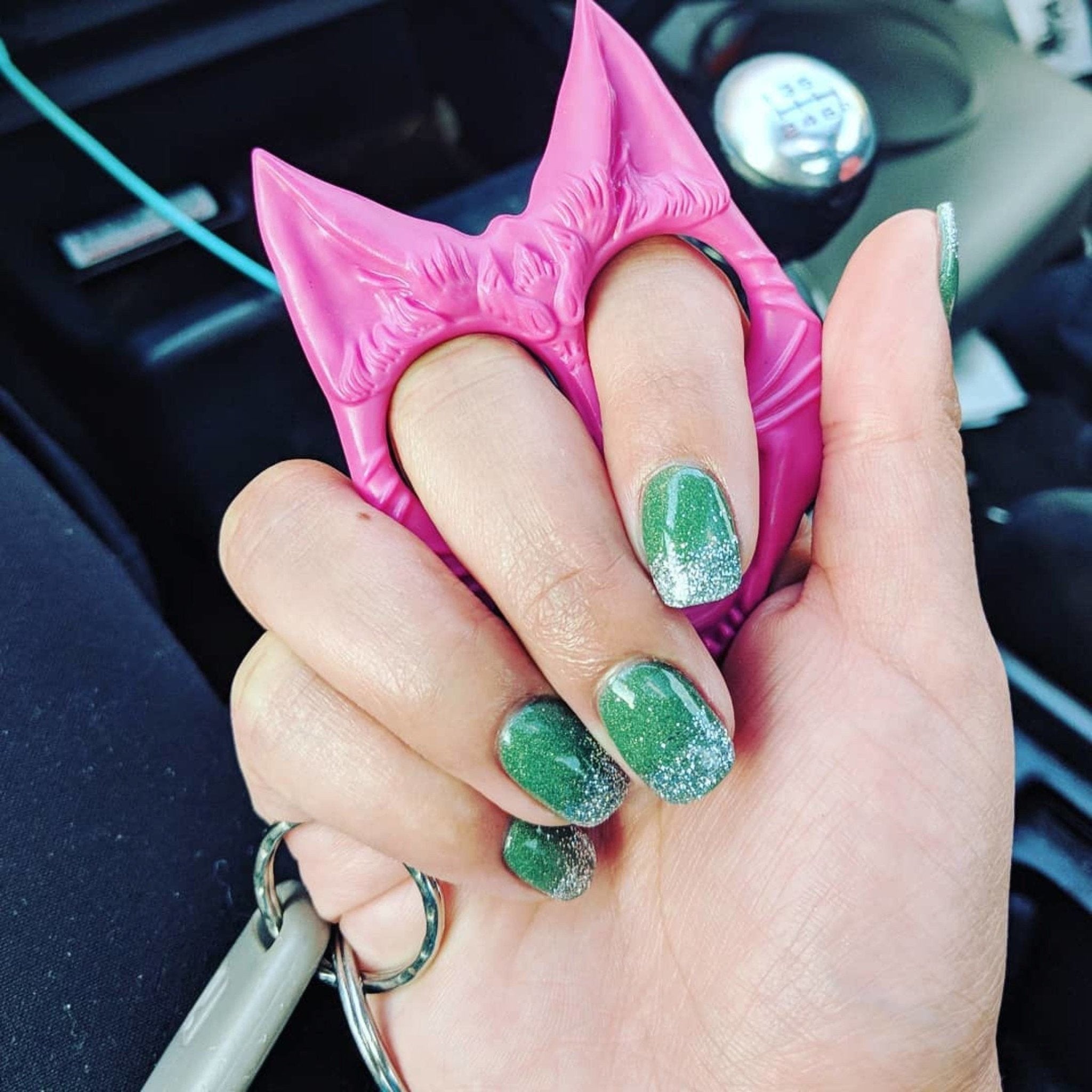 Pink - Kitty Bites Back Knuckles - Blades For Babes - Knuckles - 6