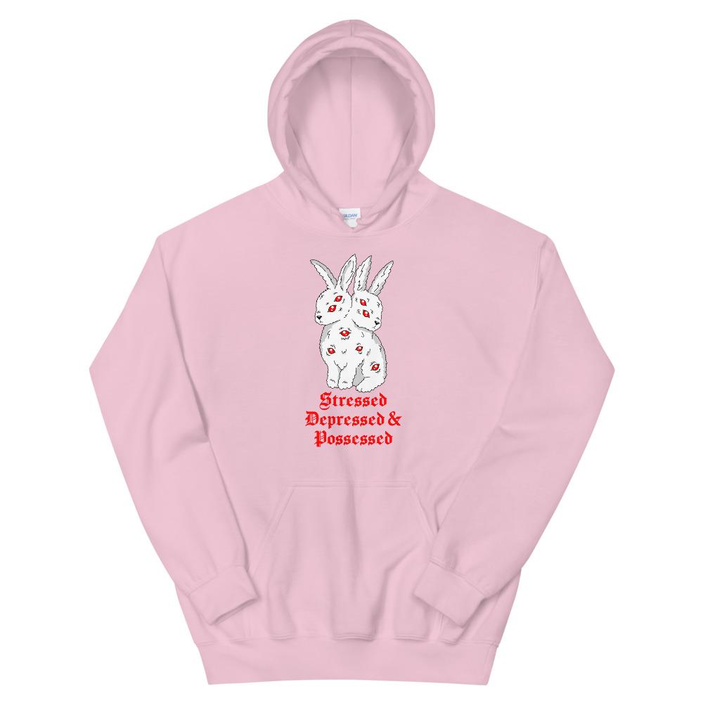 Possessed Unisex Hoodie - Blades For Babes Light Pink / S Clothing