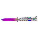 Prismatic Two-Tone Butterfly Knife - Blades For Babes Butterfly Blade