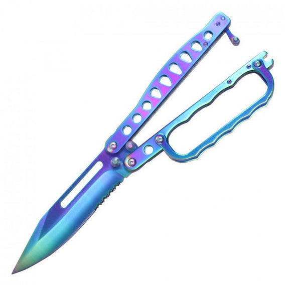 Buy Butterfly Folding Blades Rainbow Butterfly Knife For Sale Blades For Babes