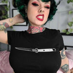 Switchblade Crop Top - Blades For Babes - Clothing - 1
