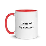 Tears Of My Enemies Mug - Blades For Babes Red Accessory