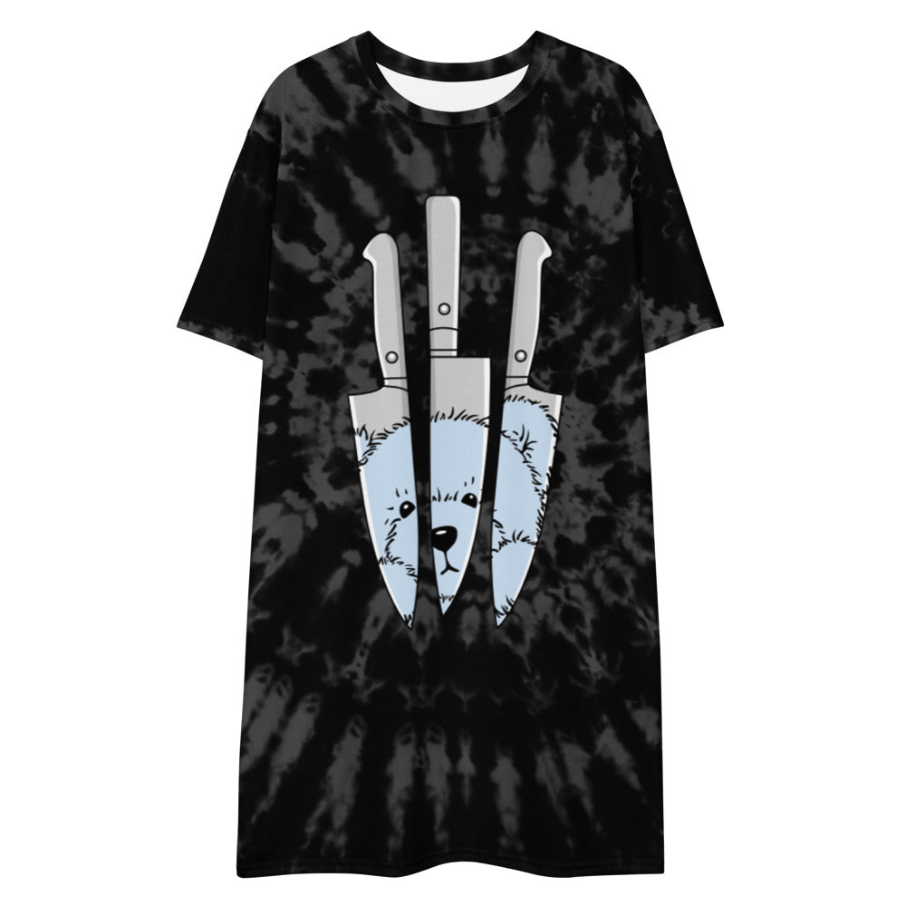 Teddy Knives T-Shirt Dress - Blades For Babes 2XS Clothing