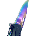 The Gentlemen Knife - Rainbow - Blades For Babes - Spring Assisted - 3