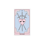 Three Of Swords Tarot Card Bubble-Free Sticker - Blades For Babes - Accessory - 3
