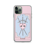Three Of Swords Tarot Card iPhone Case - Blades For Babes - Accessory - 4