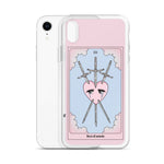 Three Of Swords Tarot Card iPhone Case - Blades For Babes - Accessory - 32