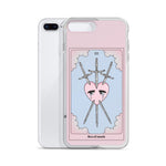 Three Of Swords Tarot Card iPhone Case - Blades For Babes - Accessory - 17