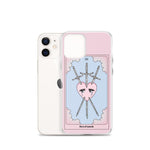 Three Of Swords Tarot Card iPhone Case - Blades For Babes - Accessory - 11