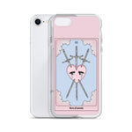 Three Of Swords Tarot Card iPhone Case - Blades For Babes - Accessory - 24