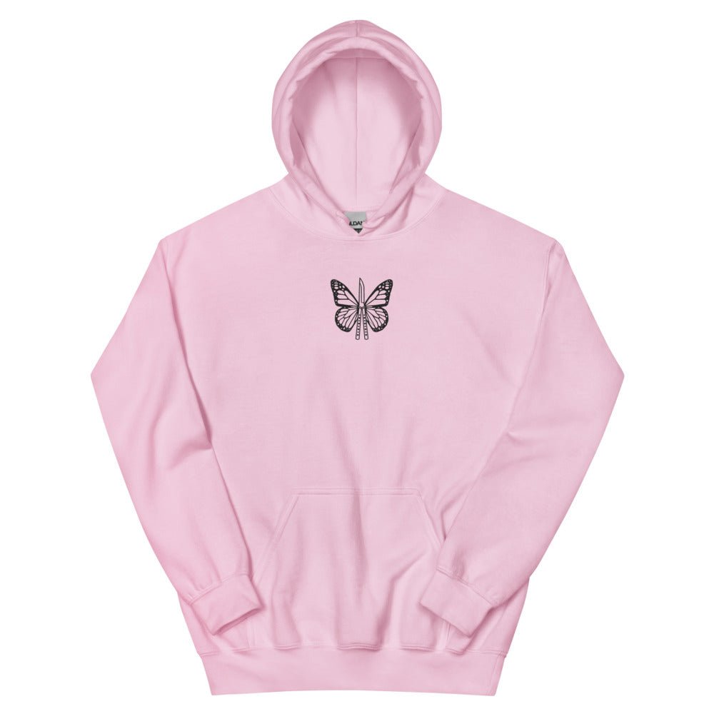Butterfly Knife Unisex Hoodie - Blades For Babes - Clothing - 4