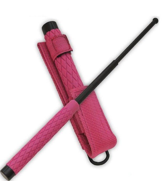 26" Hot Pink and Black Baton - Blades For Babes - Baton - 2