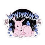 Wonderland Bubble-Free Stickers - Blades For Babes 5.5x5.5 Home Decor