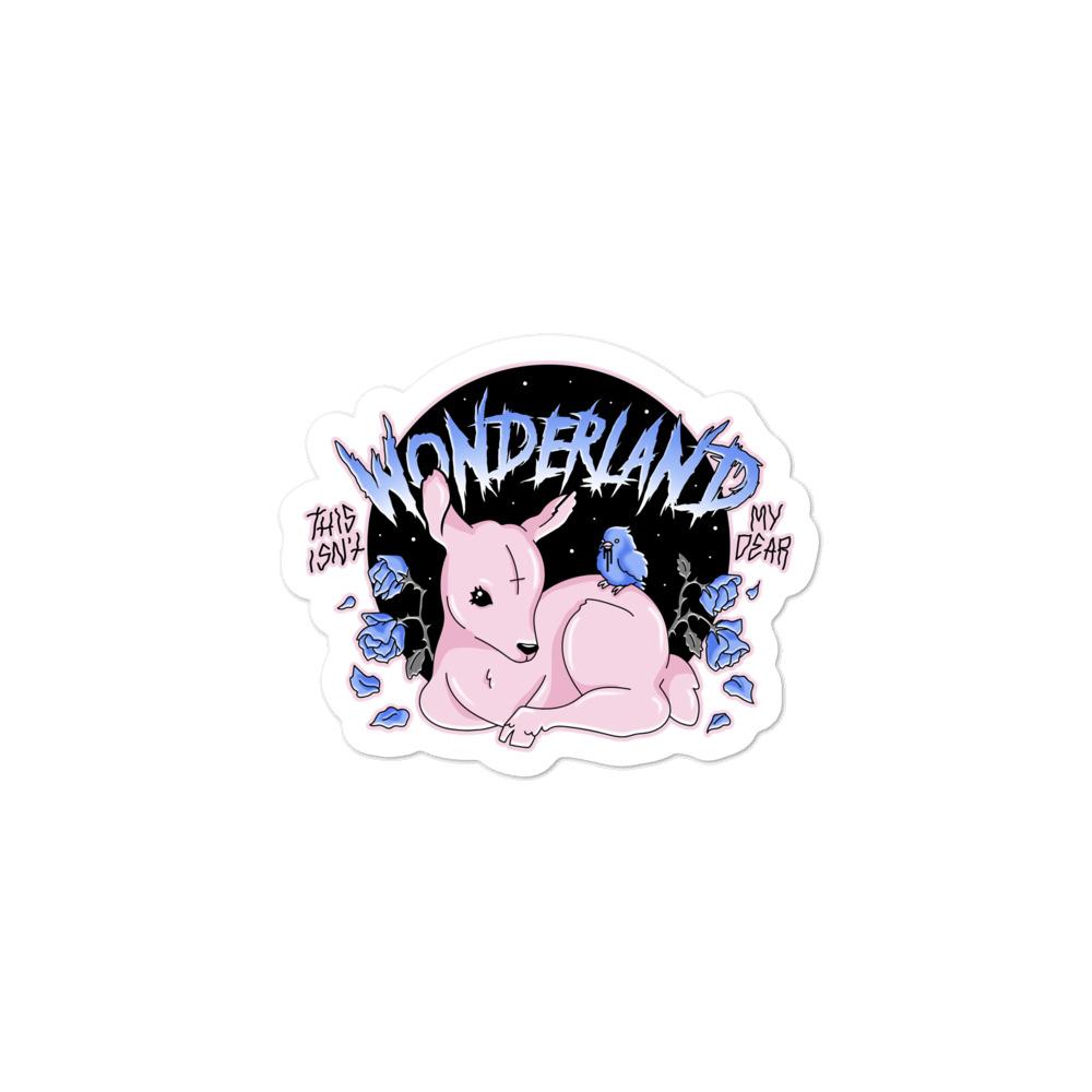 Wonderland Bubble-Free Stickers - Blades For Babes 3x3 Home Decor